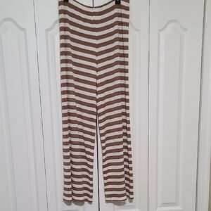 Zara Striped Knit Pants Size XL